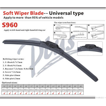 Wash Car Windscreen Universal Soft Wiper Blade Wholesale Factory